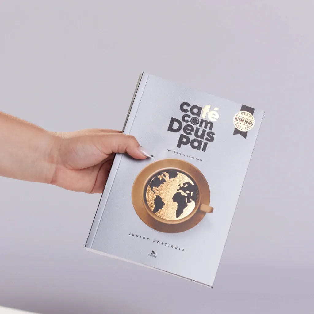 Livro Café Com Deus Pai | Volume 6 | Capa Dura + Marca Texto